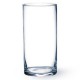 Vase tube en verre.