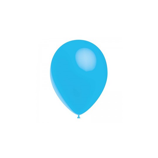 Ballon bleu ciel 28 cm sachet de 12