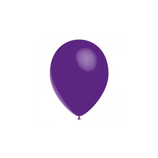 Ballon violet 28 cm sachet de 12