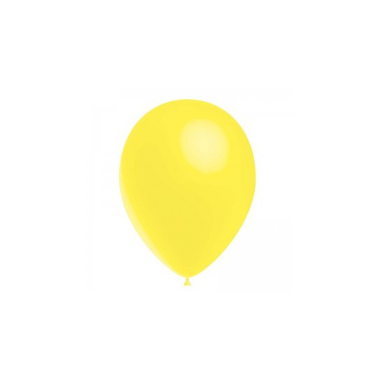 Ballon jaune 28 cm sachet de 12