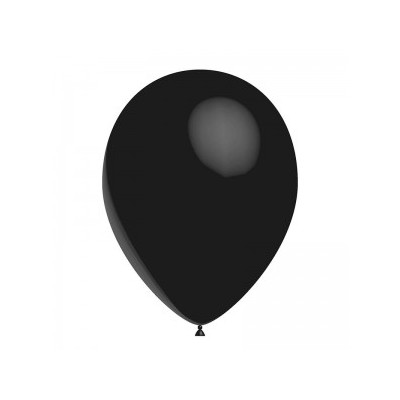 Ballon noir 28 cm sachet de 12