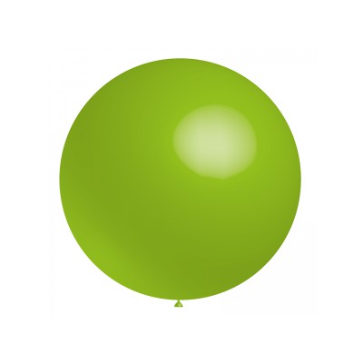 Ballon vert lime 40 cm ou 60 cm vendu à l'unité