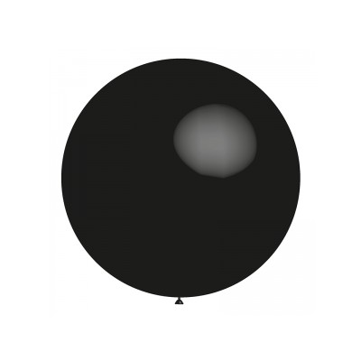 Ballon noir 40 cm ou 60 cm vendu à l'unité