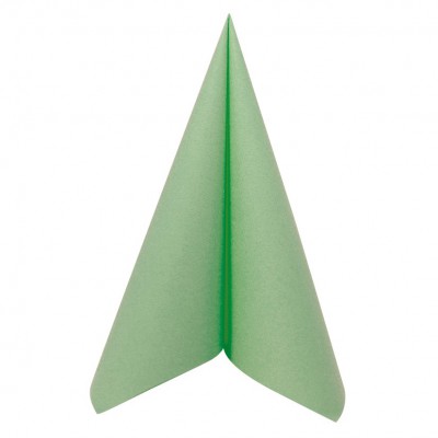 Serviette vert pomme jetable