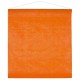 Tenture orange pour la salle en intissé polyester. 