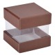 Boites à dragées cube chocolat x 6