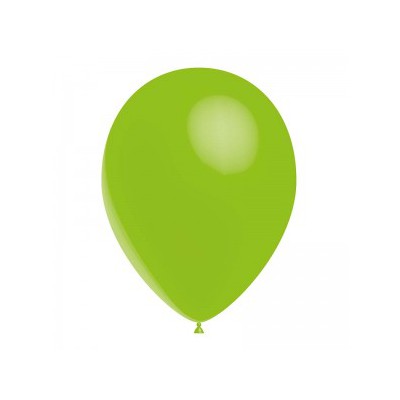 Ballon vert lime 28 cm sachet de 12