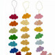 Guirlande Lamali multicolores pastel Nuages
