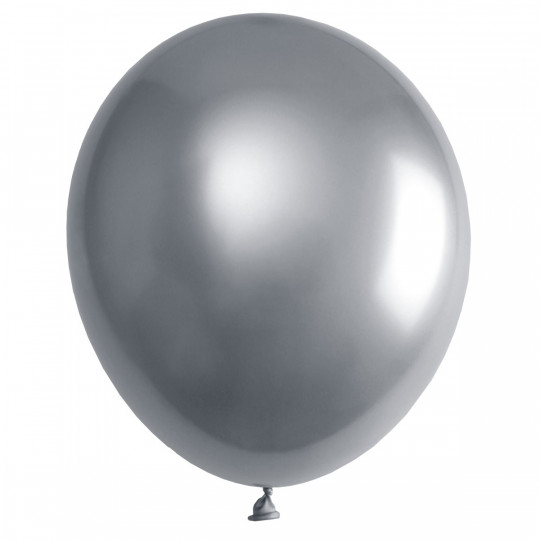 Ballon Métallisé argent Ø30 cm