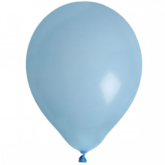 Ballon bleu ciel 23 cm sachet de 8