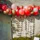 Kit arche de 35 ballons dégradé de roses, de rouges & or