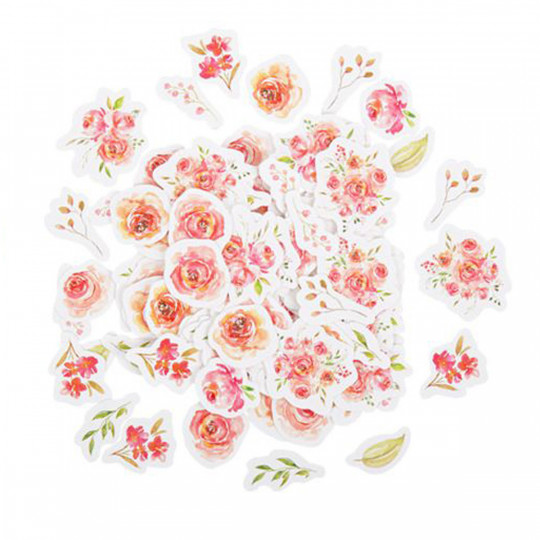 Sachet confettis romantique flowers