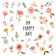 Serviette de table Oh happy day