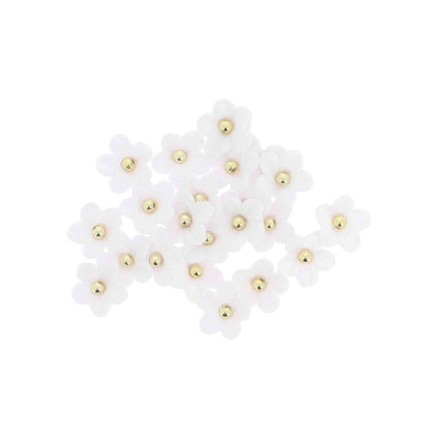 24 Marguerites avec Perles