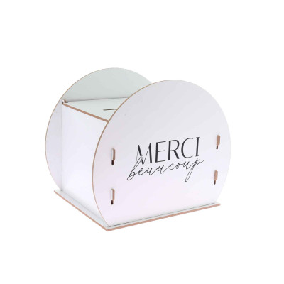 Urne Ronde "Merci Beaucoup"