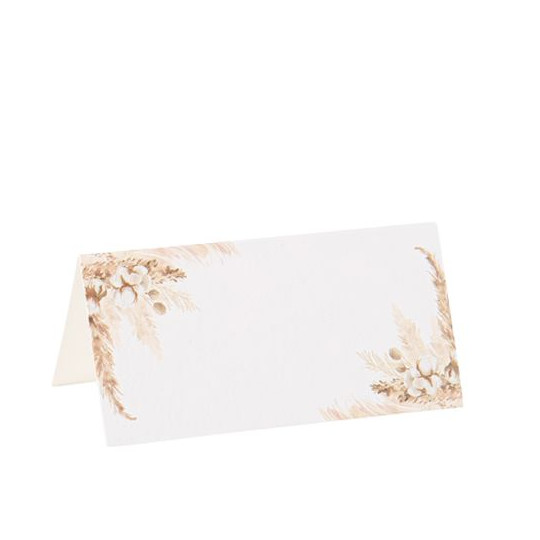 Marque-Places Pampas et Fleurs de Coton