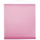 Tenture rose pour la salle en intissé polyester. 