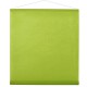 Tenture verte pour la salle en intissé polyester. 