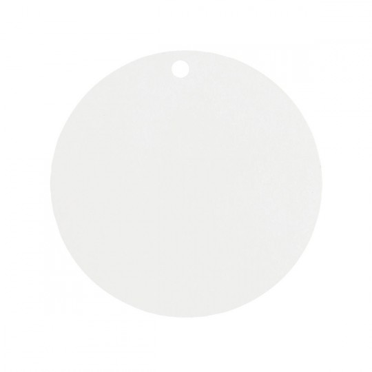 10 Marque-Places en Carton Blanc à Pois dorés 9,5 x 5,5 cm Générique