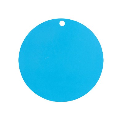 Marque place rond turquoise.