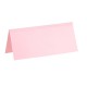 Marque place rose rectangle, en carton.