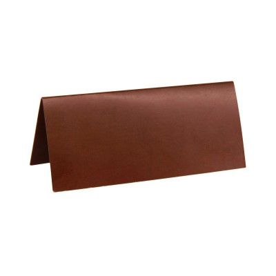 Marque place chocolat rectangle, en carton.